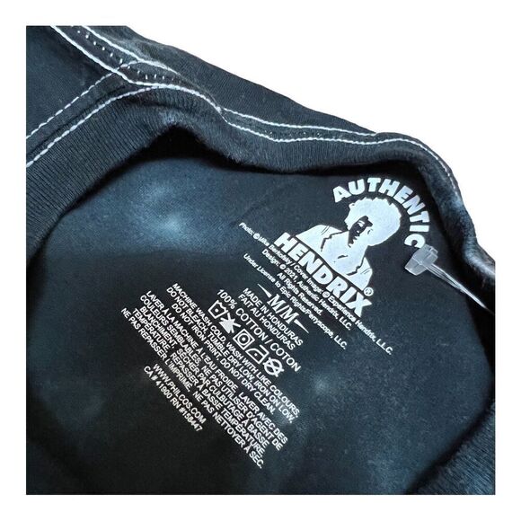 Jimi‎ Hendrix T-Shirt Adult M Purple Haze Tie Dye Blue Festival Rave Colorful - Picture 5 of 7